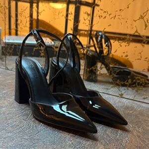 Steve Madden Black Patent Leather Heels